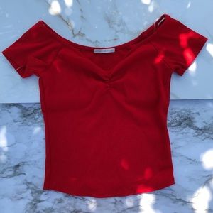 off the shoulder crop top from fashion Q